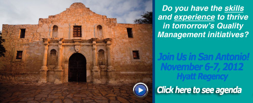 Lab Quality Confab 2012 goes back to the Alamo