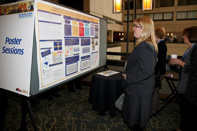 Tuesday poster session at the Lab Quality Confab 2011